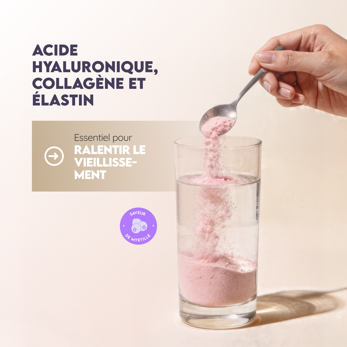 Acide Hyaluronique & Collagène en poudre