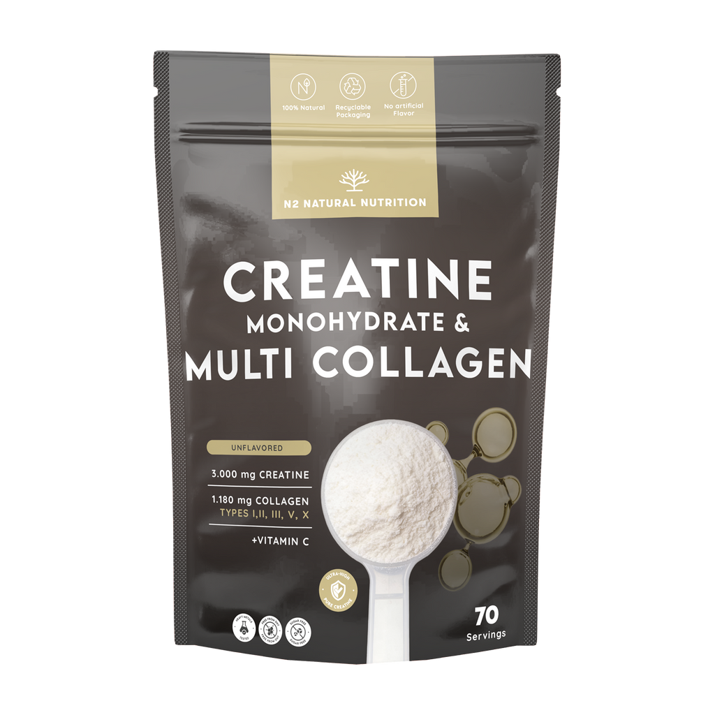 Créatine monohydrate et collagène