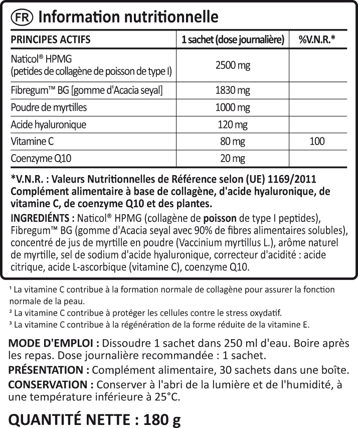 Acide Hyaluronique & Collagène en poudre benefits