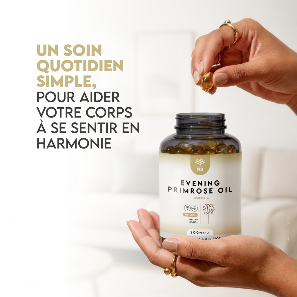 Huile d'onagre avec vitamine E