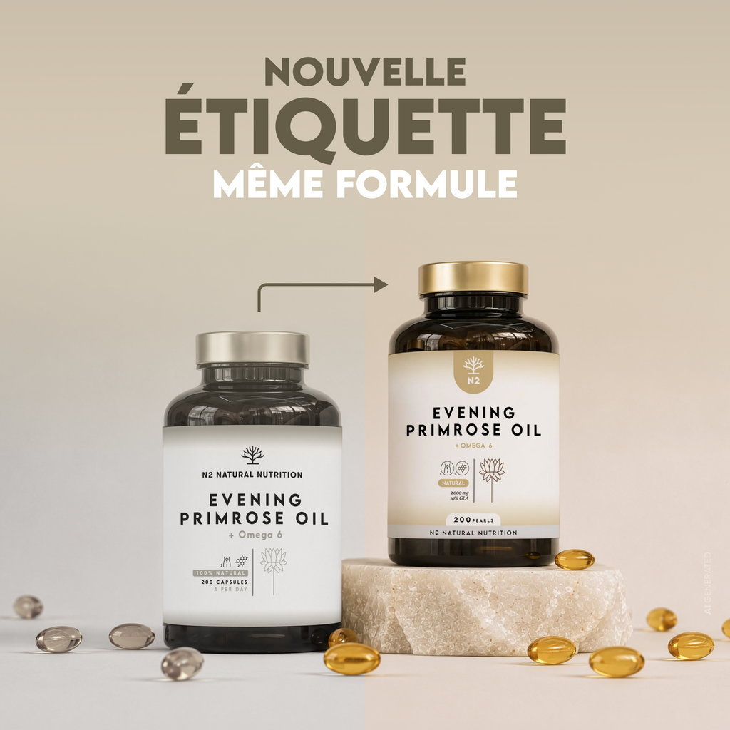 Huile d'onagre avec vitamine E