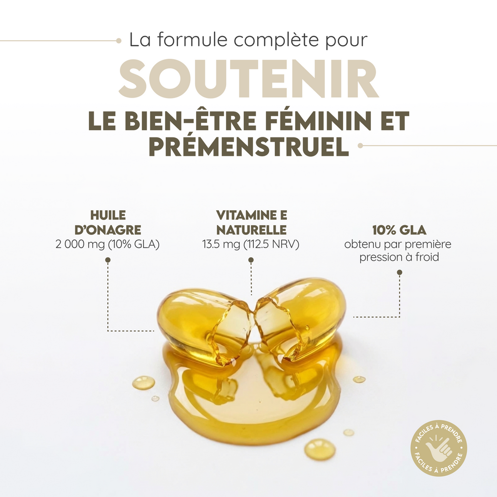 Huile d'onagre avec vitamine E