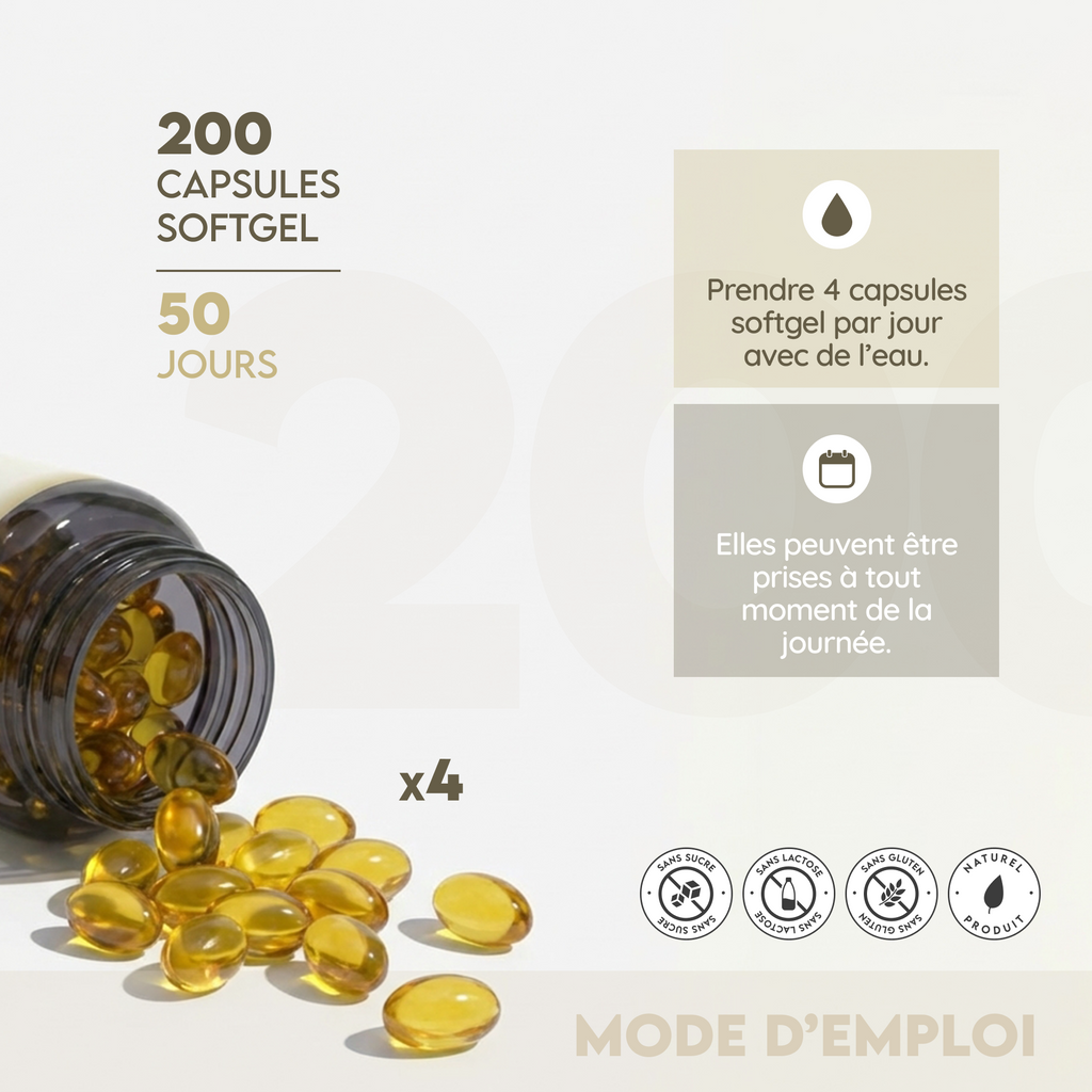 Huile d'onagre avec vitamine E