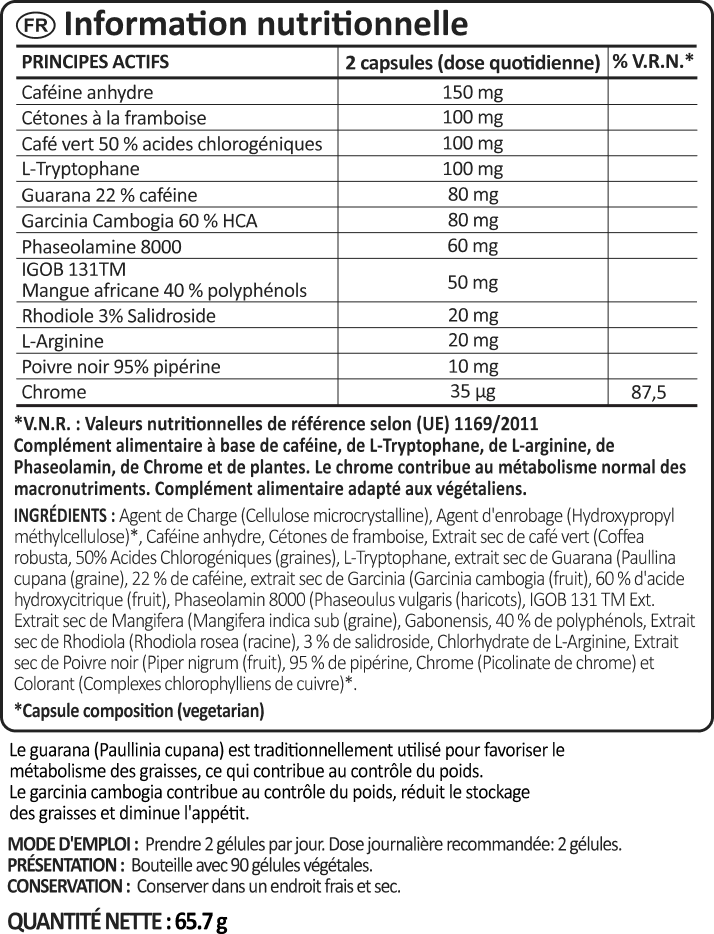 Brûle-graisses pour femme benefits