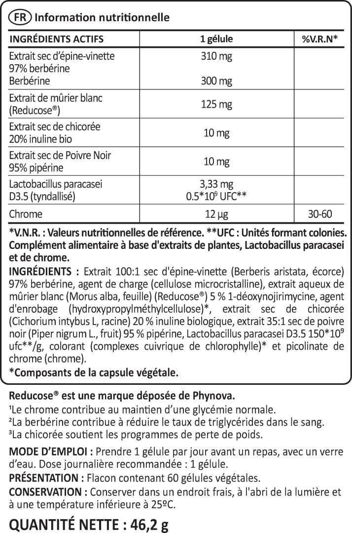 GLPRO-1 Berberine benefits