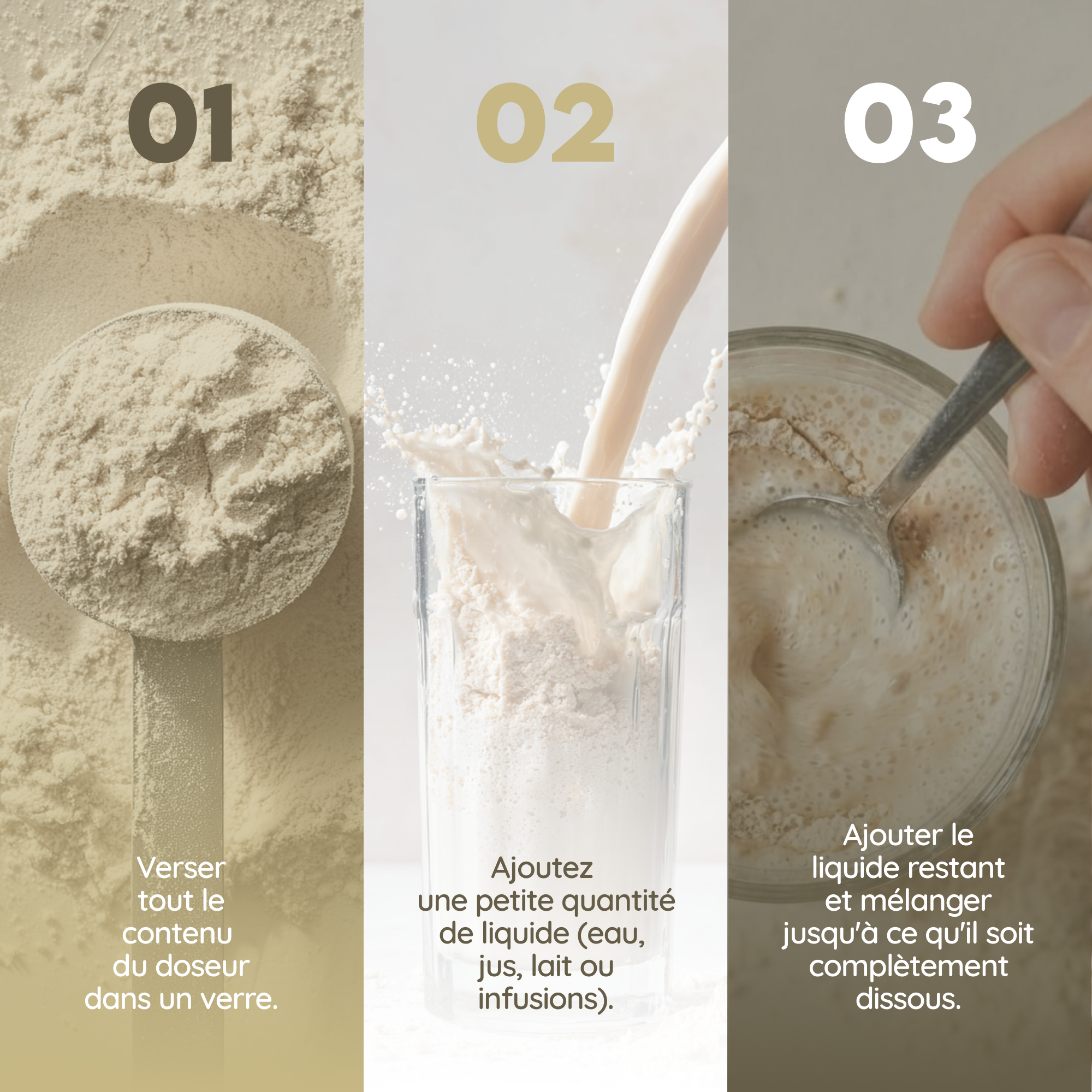 Collagène avec glucosamine