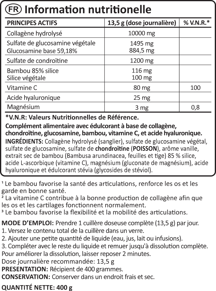 Collagène avec glucosamine benefits