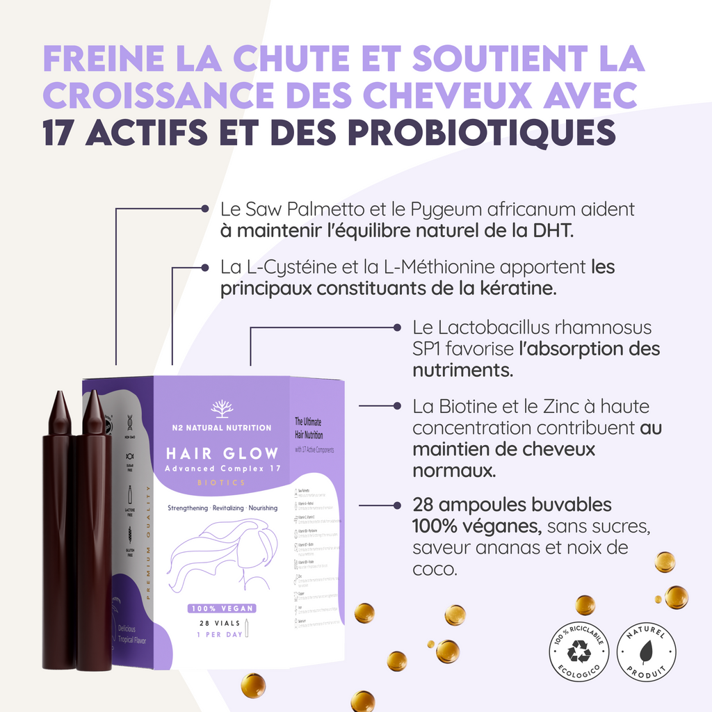 Hair Glow: complément alimentaire cheveux