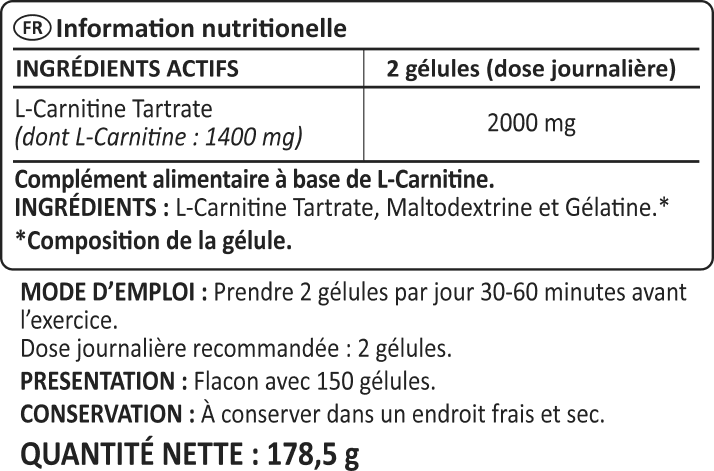L-Carnitina 2000 benefits