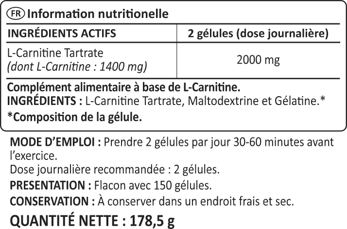 L-Carnitina 2000 benefits