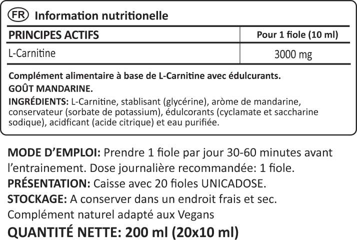 L-Carnitina 3000 benefits