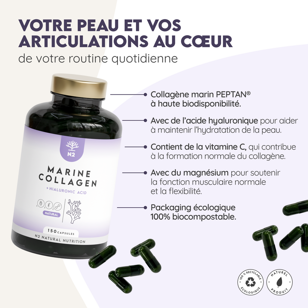 Collagene Marin avec Acide Hyaluronique: 150