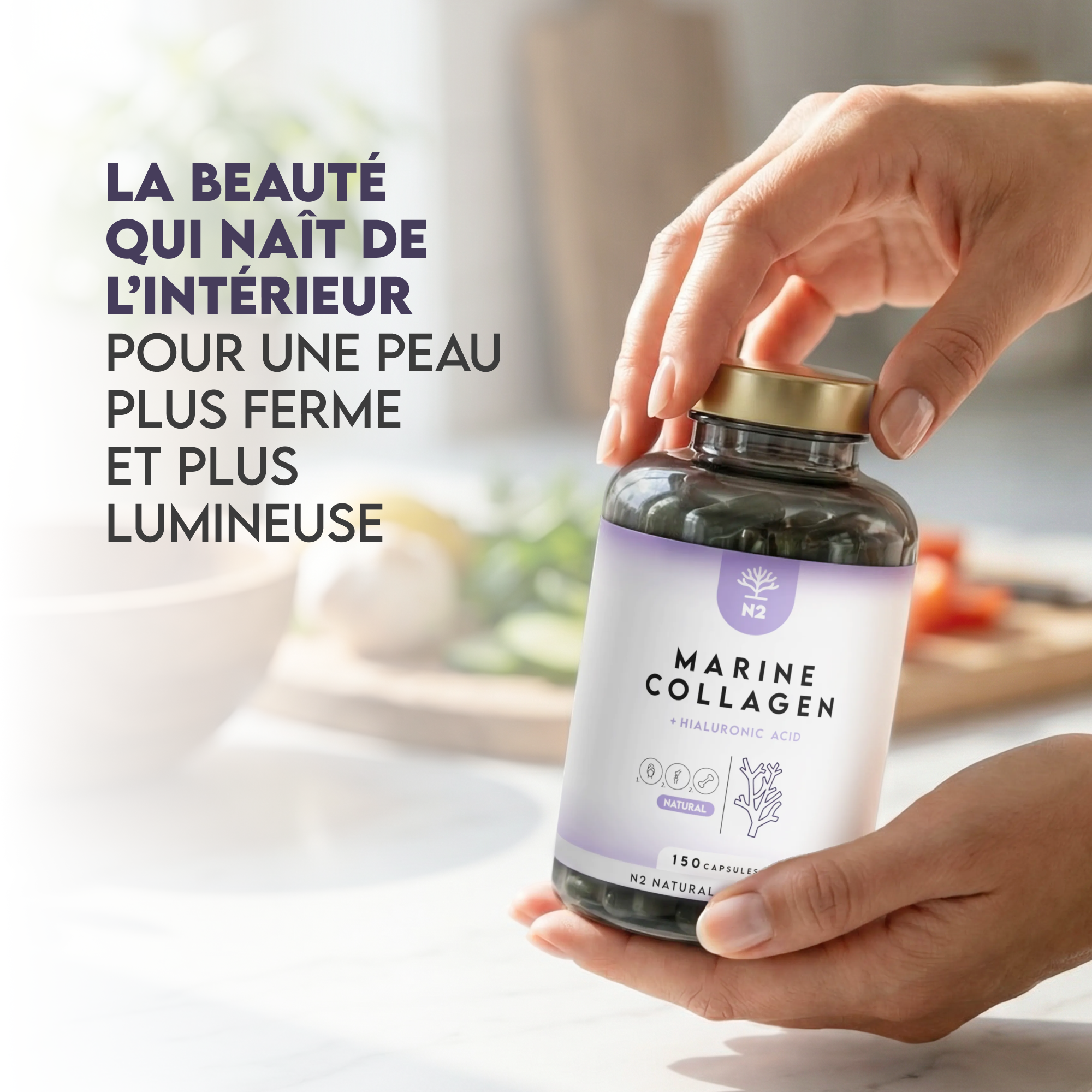 Collagene Marin avec Acide Hyaluronique: 150