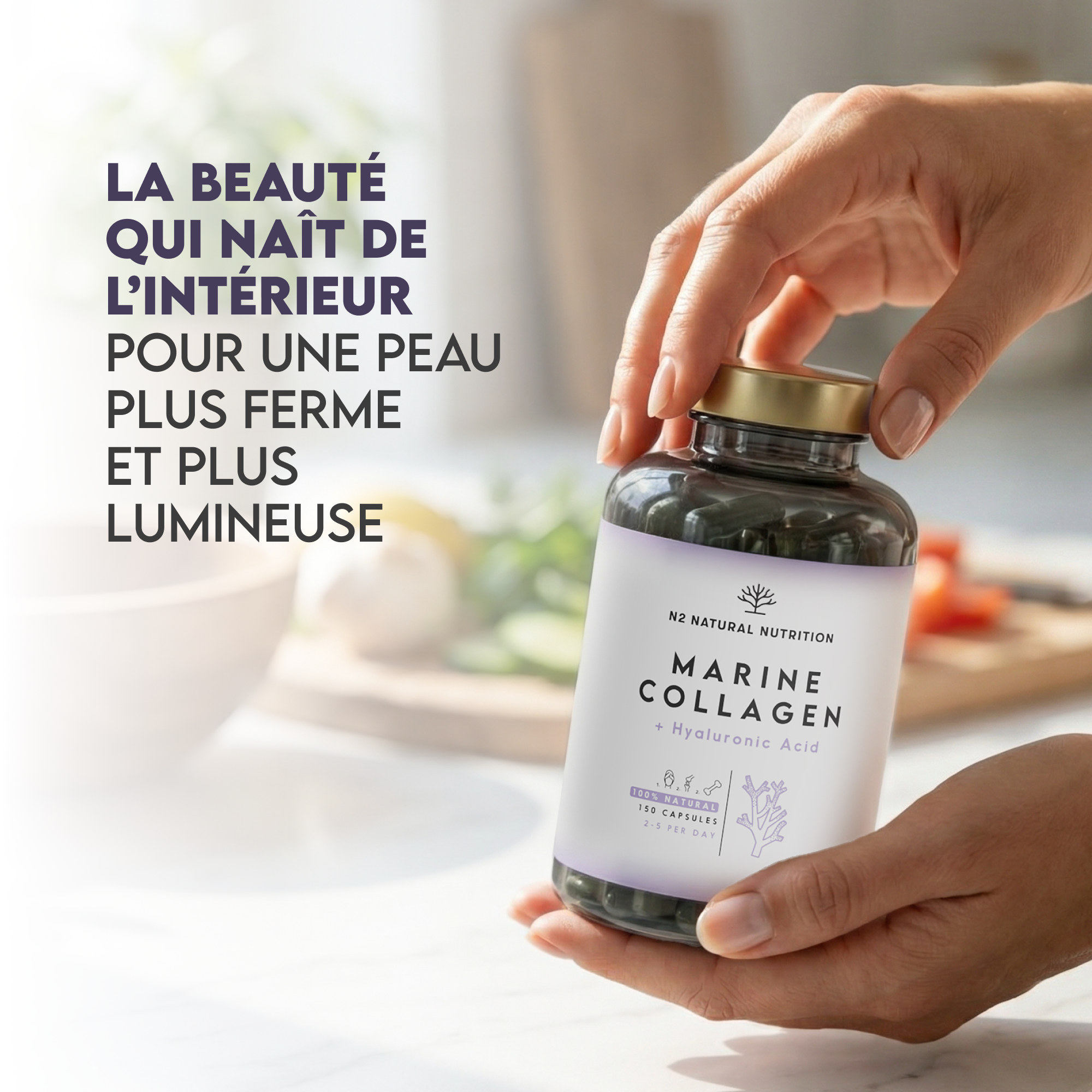Collagene Marin avec Acide Hyaluronique: 150