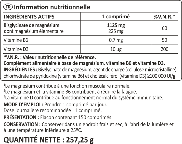 Bisglycinate Magnésium benefits