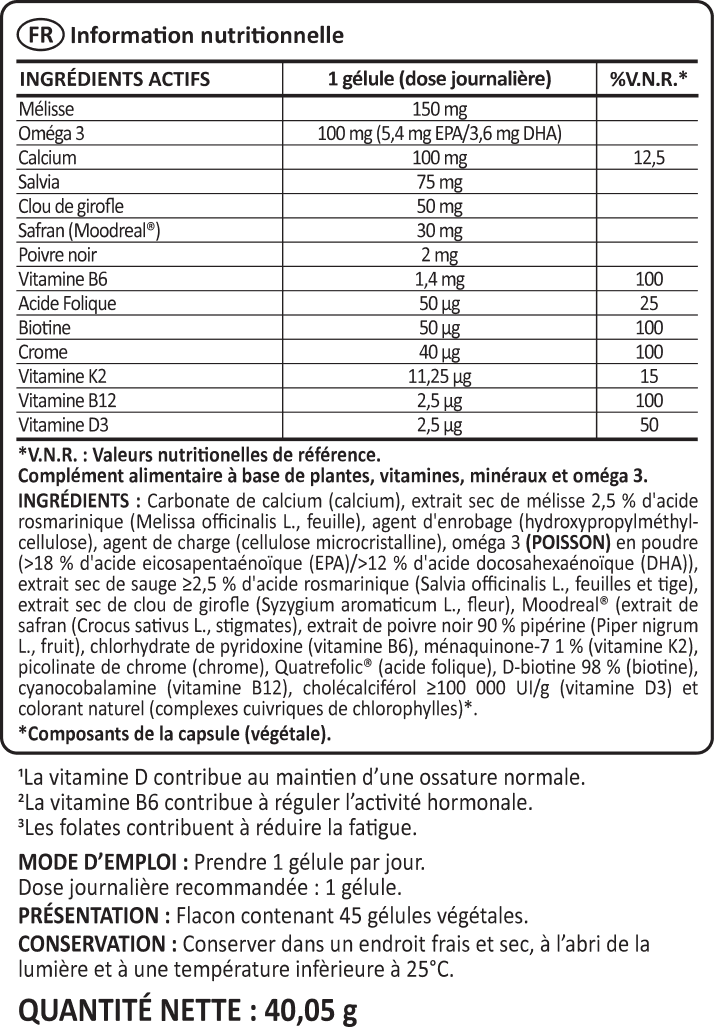 Menopause Balance benefits