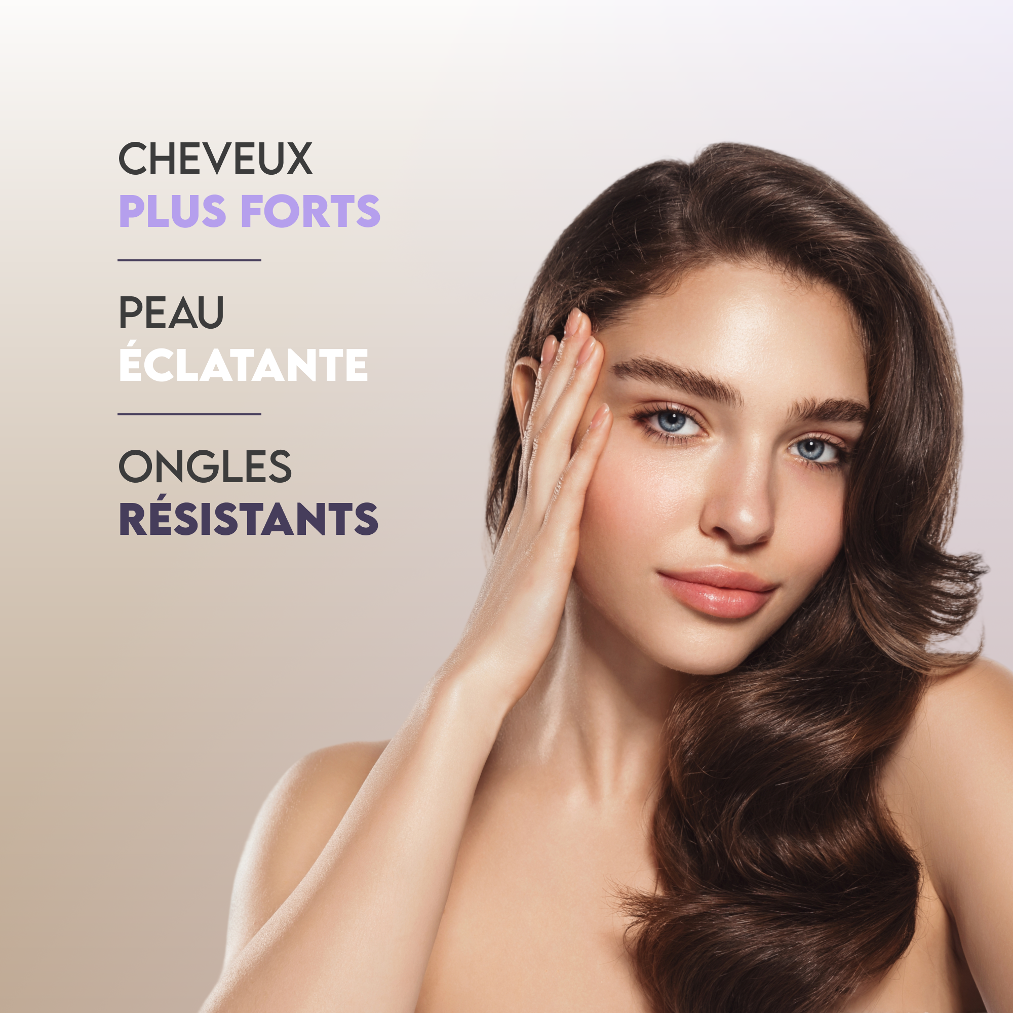 Biotine cheveux, peau et ongles