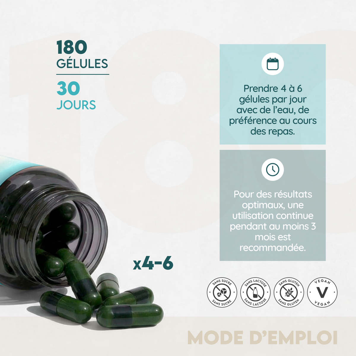 Spiruline avec chlorella