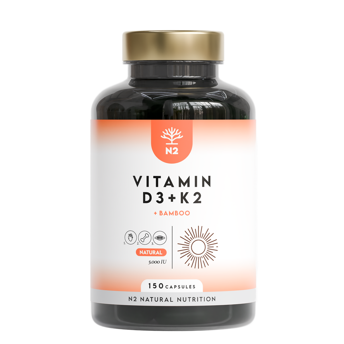 Vitamine D3 + K2 + Bambú