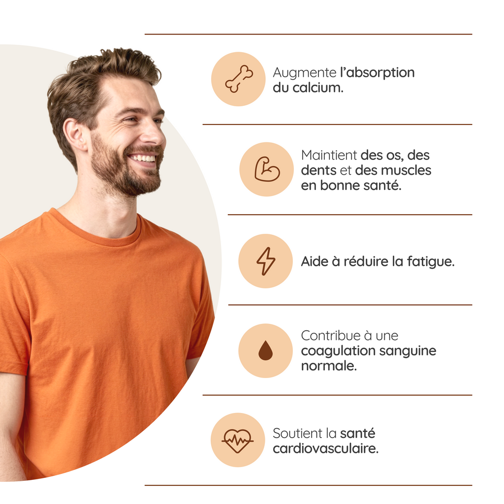 Vitamine D3 + K2 + Bambú