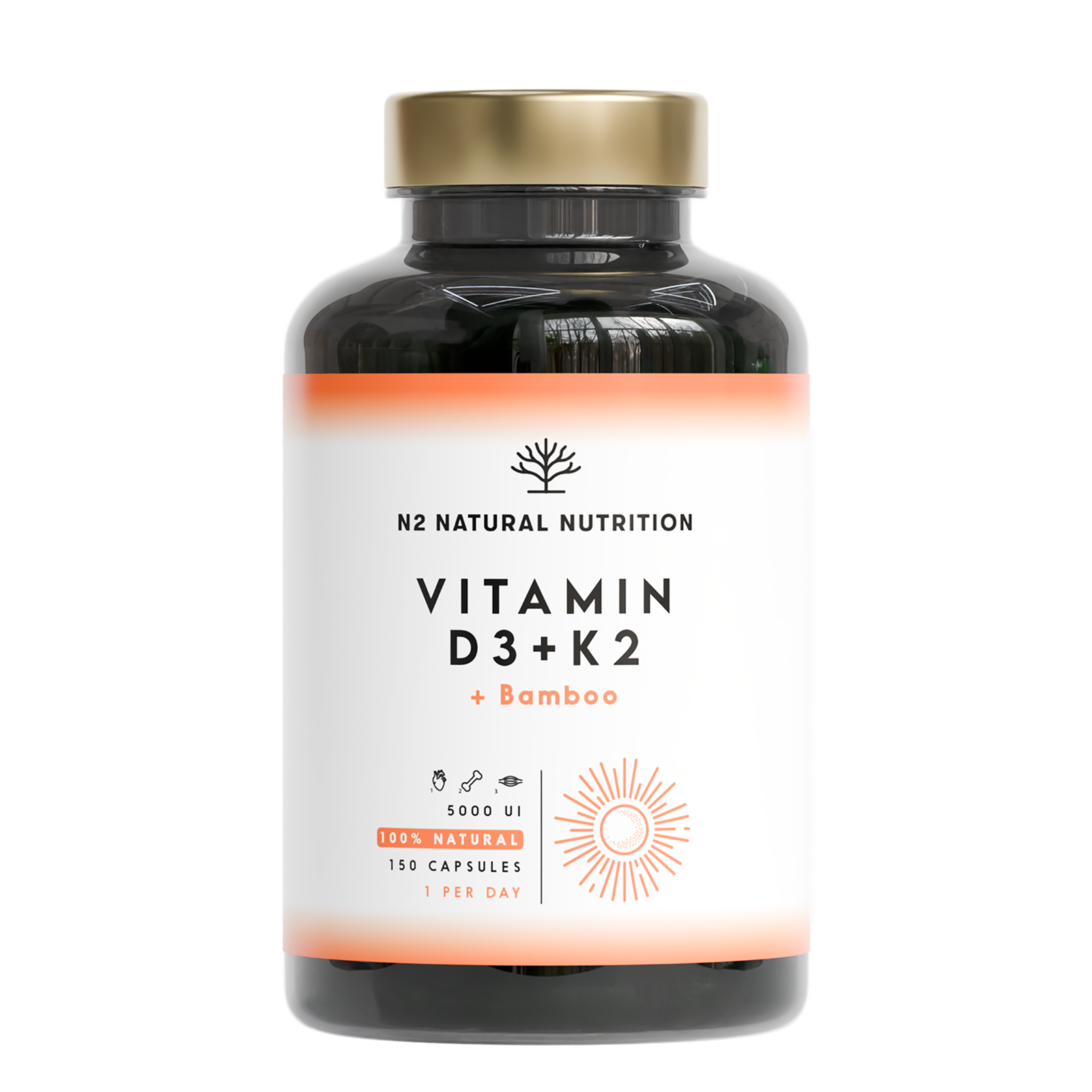 Vitamine D3 + K2 + Bambú